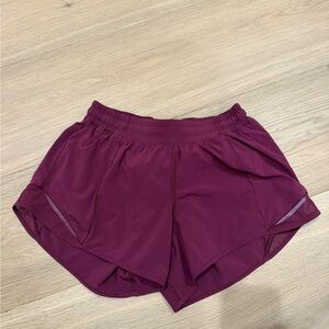 Lululemon maroon Athletic Shorts